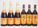 おたるワイン6本セット(キャンベルスパークリング赤ワインやや甘口 赤ワイン生葡萄酒 甘口) 720ml×6本