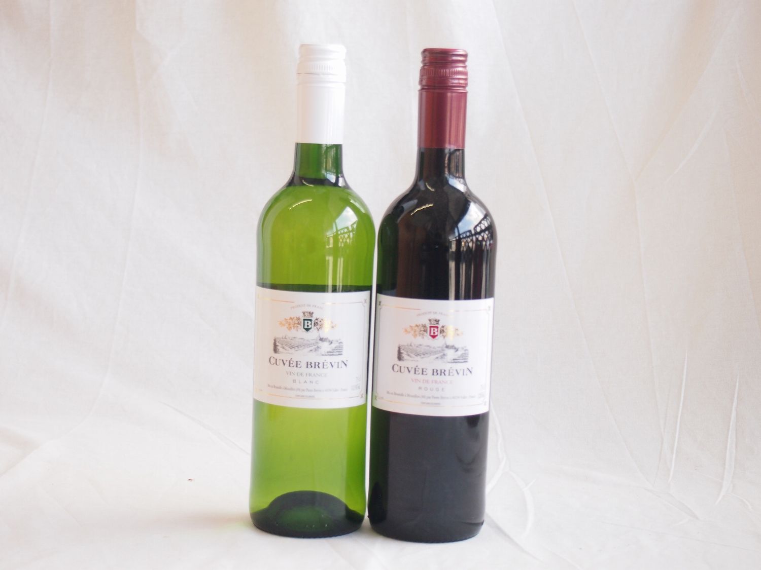 ペアセレクションフランス赤白ワイン2本セット キュヴェ・ブレヴァン赤白ワイン 750ml×2本