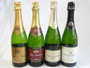 セレクション世界のスパークリングワイン飲み比べ4本セット!(スペイン、フランス3本)スパークリング白ワイン750ml×4本セット