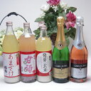 ノンアルコール5本セット ドイツスパークリング白 スパークリングロゼ&甘酒3種類720ml 900ml2本飲み比べ5本セット
