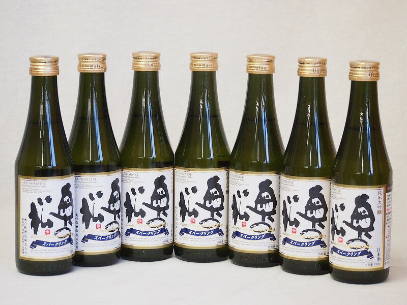 奥の松酒造 スパークリング日本酒 純米大吟醸（福島県）290ml×7本