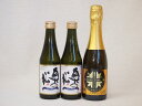 薩摩×日本酒スパークリング3本セット(奥の松酒造 スパークリング日本酒 純米大吟醸（福島県） 山元酒造 薩摩スパークリングゆずどん(鹿児島県))290ml×1本 375ml×2本