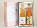 春の贈り物ギフト感謝贈り物ボックス 果汁100％ジュースと果物梅酒2本セット(信州りんご果汁100% 7種の国産野菜ミックス梅酒) 710ml×1本 720ml×1本