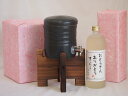 父の日 国産美濃焼 焼酎サーバー1200cc木代付セット(13.5×15.5cm 1.6kg)井上酒造 おとうさんありがとう樫樽熟成本格麦焼酎 (大分県) 72...