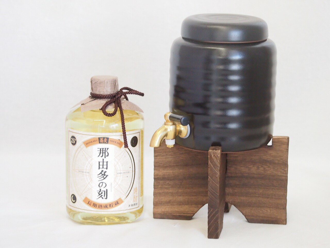 本格焼酎のギフト 本格焼酎サーバー1000cc(18cm×24cm 1kg)セット雲海酒造 本格そば焼酎 長期熟成貯蔵那由多の刻 (宮崎県) 720ml×1本