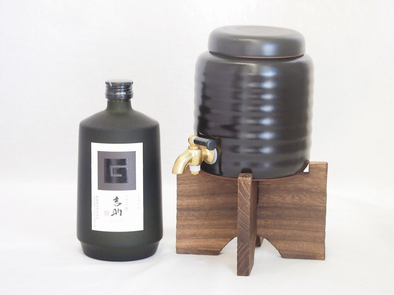 本格焼酎のギフト 本格焼酎サーバー1000cc(18cm×24cm 1kg)セット霧島酒造 芋麹焼酎 黒吉助 (宮崎県) 720ml×1本