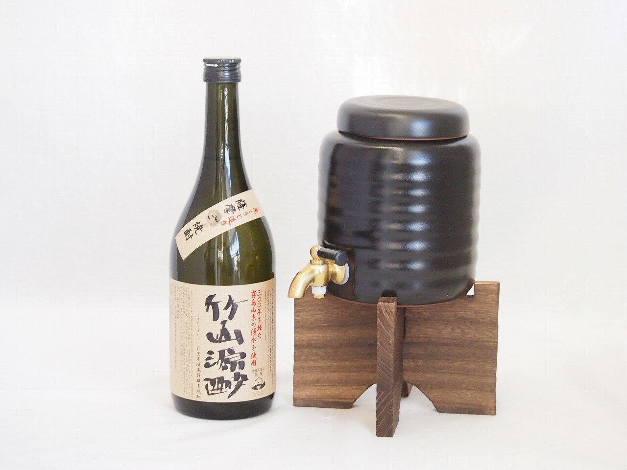 本格焼酎サーバー1000cc(18cm×24cm 1kg)セット小正醸造 薩摩芋焼酎竹山源酔 (鹿児島県) 720ml×1本