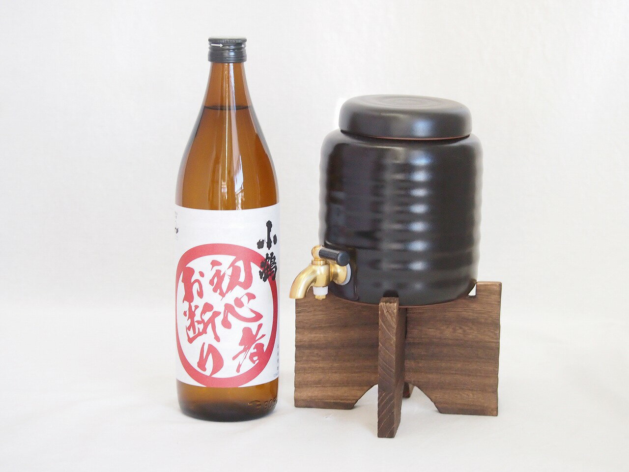 【最大2000円オフクーポン26日1:59迄】本格焼酎サーバー1000cc(18cm×24cm 1kg)セット小正醸造 芋焼酎 小鶴初心者お断り (鹿児島県) 900ml×1本