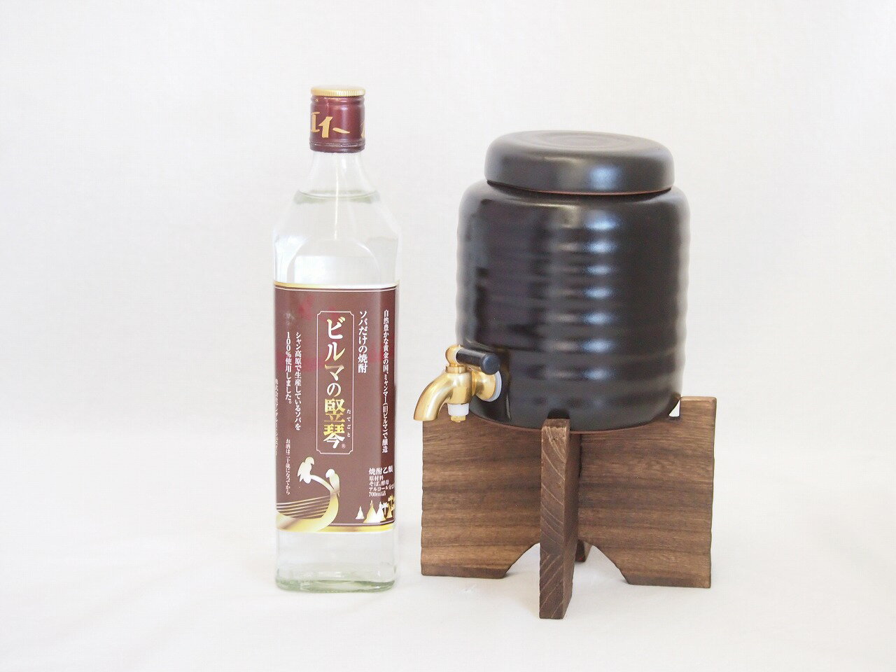Amazon.co.jp: ソバだけの焼酎 ビルマの竪琴 25度(ミャンマー
