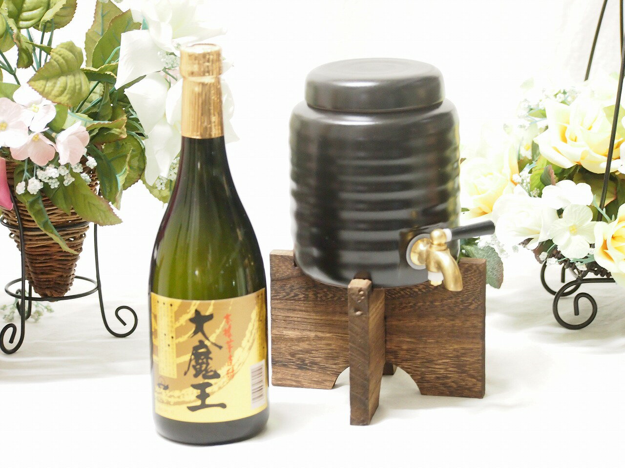 緊急福袋10セット限定 本格焼酎サーバー1000cc(18cm×24cm 1kg)本格芋焼酎 大魔王 ...