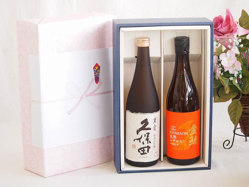 プレミアム日本酒ギフトボックス久保田萬寿セット 盛田金しゃち酒造 完熟ひやおろし本醸造酒 15％ （愛..