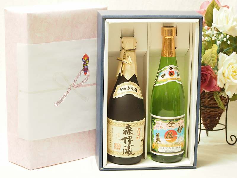 森伊蔵 芋焼酎 プレミアムギフトボックス芋焼酎森伊蔵セット 芋焼酎伊佐美25°(鹿児島県) 720ml×2本