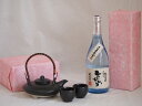 国産美濃焼 黒千代香2合セット2客ツル付(450g)恒松酒造 自家栽培米純米焼酎ひのひかり (熊本県) 720ml
