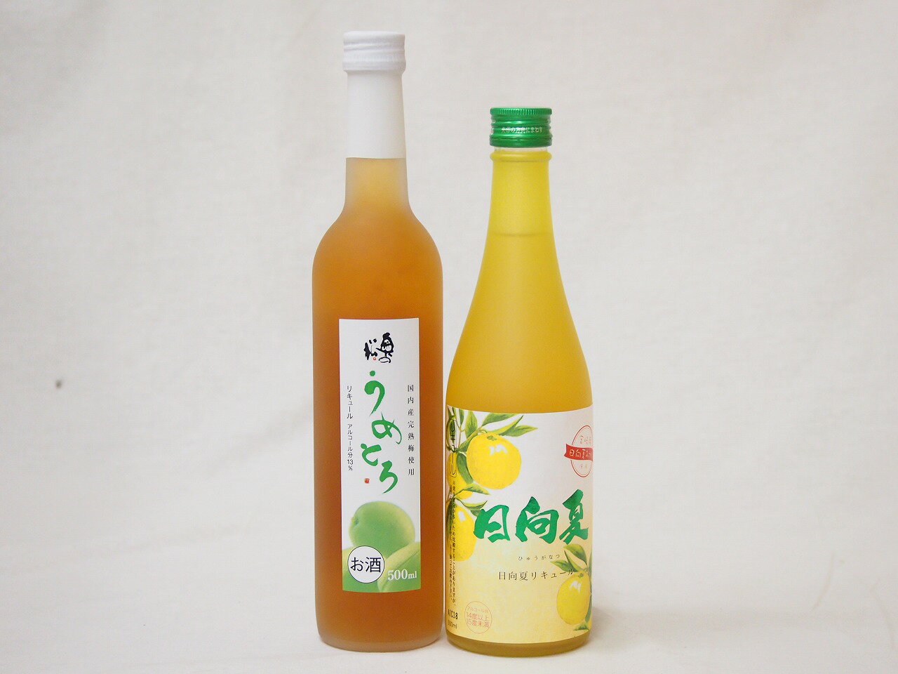 セール!フルーツなお酒福袋セット(日向夏リキュール、うめとろ)500ml×2本