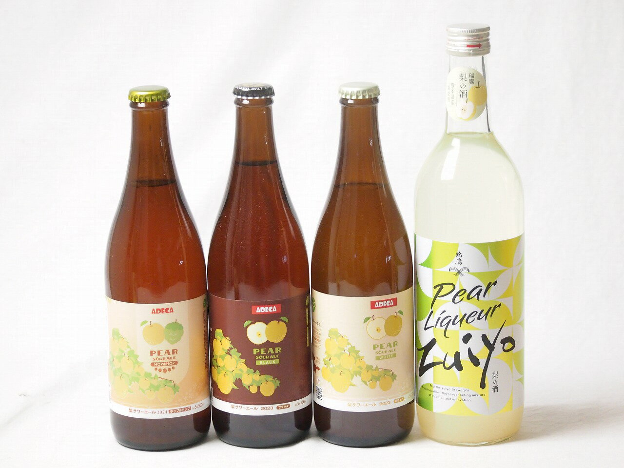 梨の果汁感たっぷり4本セット(アデカ 梨サワーエールホップ＆ホップ5度(千葉県) アデカ 梨サワーエール..