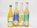 爽やかリキュール4本セット(九州産さわやかゆずリキュール14% さわやかへべすリキュール 14%(宮崎県) 日向夏果汁リキュール 日向の夏子 12% 宮崎産日向...