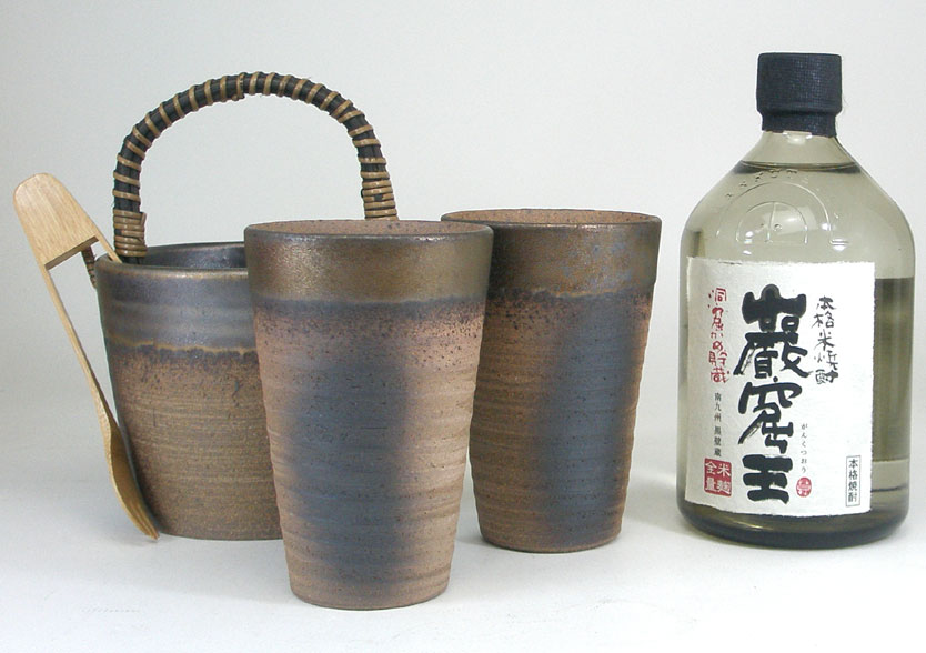 豪華酒器セット 陶芸作家　安藤嘉規作（米焼酎　巌窟王　720ml）焼酎ギフト