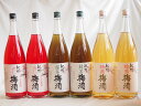 【最大2000円オフクーポン26日1:59迄】梅酒6本セット(赤しそ赤い梅酒(和歌山) 蜂蜜梅酒(和歌山) 緑茶梅酒(和歌山県)) 1800ml×6本(4)