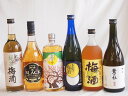 【最大2000円オフクーポン11日1:59迄】豪華梅酒6本セット(芋焼酎仕込五代梅酒(鹿児島) 樽熟梅酒天空の月(大分) 梅酒 鶯の杜(奈良) 芳醇ブランデー仕立チョーヤ梅酒 無添加上等梅酒(鹿児島) 緑茶梅酒(和歌山)) 720ml×6本
