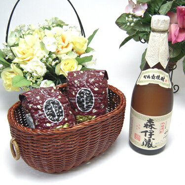 【贈り物限定】 森伊蔵酒造「森伊蔵」芋25度720ml[鹿児島県] +オススメ珈琲豆（特注ブレンド200g、ハッピーブレンド200g）