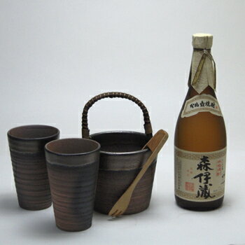 森伊蔵 豪華酒器セット陶芸作家　安藤嘉規作（本格芋焼酎　森伊蔵720ml）焼酎ギフト