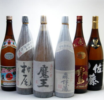 セレクション史上最強芋焼酎福袋6本セット(伊佐美 村尾 魔王 森伊蔵 赤霧島 佐藤黒)1800ml×6本