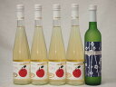 国産フルーツワイン5本セット Cider 青森弘前産りんご使用4本 梅ワイン京都青谷 梅わいん 京都山城青谷産城州白梅わいん1本 やや甘口 丹波ワイン (京都府...