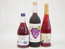 ぶどうを使った果物酒3本セット(中埜酒造 ぶどうのお酒7度(愛知県) アルプス 信州巨峰 スパークリング7度(長野県) アルプス 信州の巨峰を使ったワインです4...