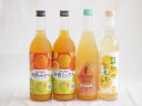 柑橘系のお酒特集 4本セット(紀州の梅酒と完熟みかん12度(和歌山県) 紀州の梅酒と柑橘ミックス12度(和歌山県) 日向の夏子12度(宮崎県) オレンジベアー7...