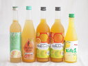 柑橘系のお酒特集 5本セット(紀州の梅酒と完熟みかん12度(和歌山県) 紀州の梅酒と柑橘ミックス12度(和歌山県) 高千穂日向夏14度(宮崎県) さわやかへべす...