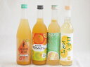 柑橘系のお酒特集 4本セット(紀州の梅酒と完熟みかん12度(和歌山県) 日向の夏子12度(宮崎県) さわやかへべすリキュール14度(宮崎県) オレンジベアー7度(三重県)) 720ml×2本 500ml×2本