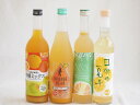 柑橘系のお酒特集 4本セット(紀州の梅酒と柑橘ミックス12度(和歌山県) 日向の夏子12度(宮崎県) さわやかへべすリキュール14度(宮崎県) オレンジベアー7...