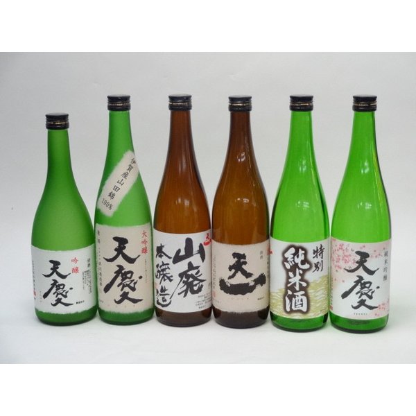 特選日本酒セット 天慶 天一 6本セット 天慶(吟醸 大吟醸 純米吟醸) 天一(山廃本醸造 清酒 特別純米酒) 720ml×6本