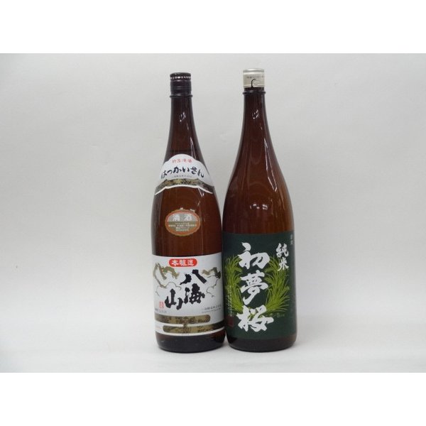 特選日本酒セット 八海山 初夢桜 スペシャル2本セット（本醸造 純米）1800ml×2本