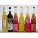 果実リキュール6本セット 紀州産 南高梅使用ブルーベリー梅酒 500ml(和歌山)・梅リキュール ゆずとろ500ml 奥の松酒造