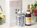 夏の贈り物お中元 感謝の贈り物ボックス 温泉水2本と国産ワインセット(北海道の詩 プレミアムキャンベル赤ワイン 甘口(北海道)720ml温泉水99 500ml×...