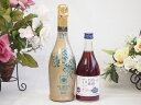 辛口スプマンテスパークリングワインと国産ワインセット(信州の巨峰を使ったワインです甘口(長野県)500mlフィリペッティ ゴールド ブリュット (イタリア) 7...