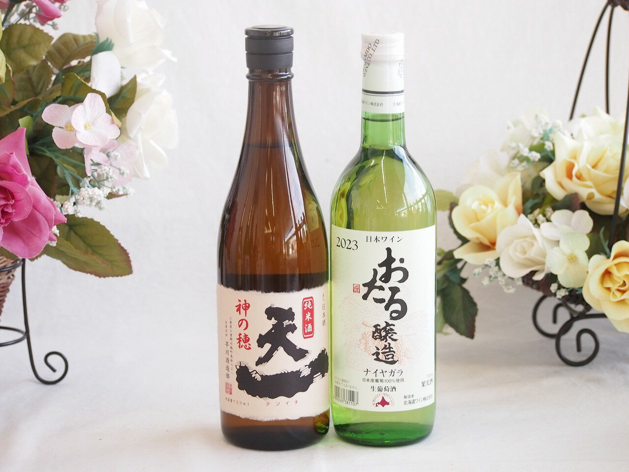 至福の地酒純米酒と国産ワイン(おたる醸造