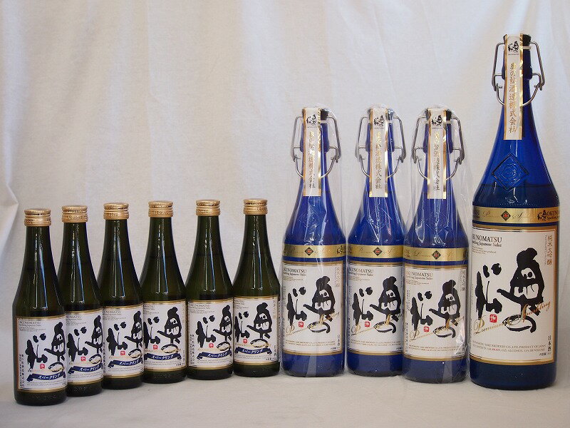 スパークリング日本酒大中小10本セット 純米大吟醸 奥の松(福島県)1600ml×1 720ml×3 290ml×6