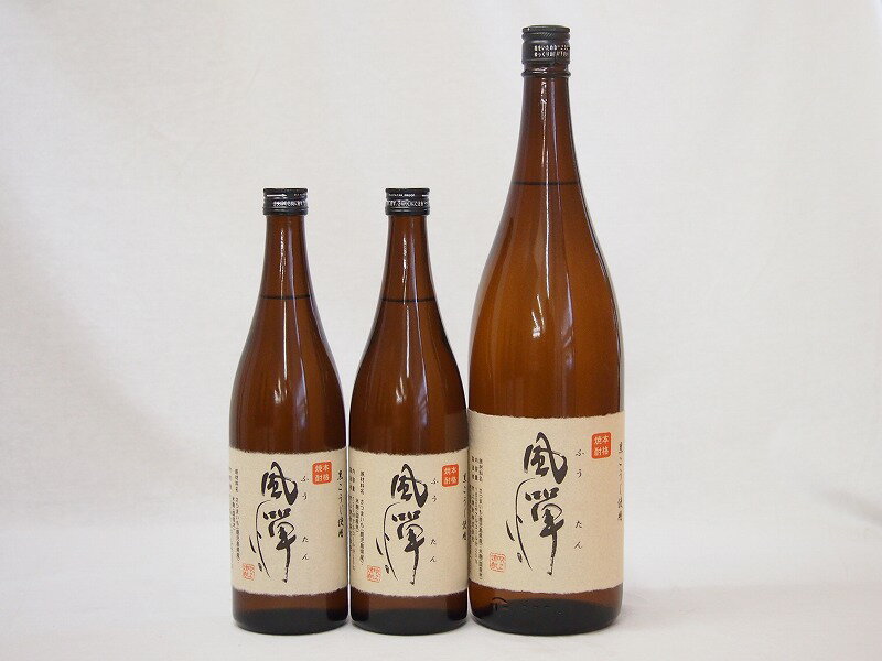 風憚ふうたん3本セット 吹上酒造謹製 本格芋焼酎(鹿児島県) 720ml×2　1800ml×1風憚ふうたん3本セット 吹上酒造謹製 本格芋焼酎(鹿児島県) 720ml×2　1800ml×1