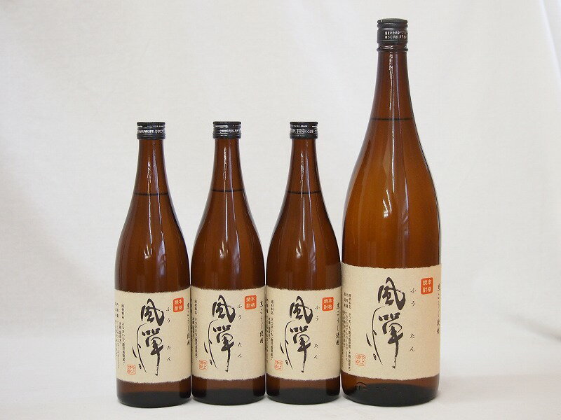 風憚ふうたん4本セット 吹上酒造謹製 本格芋焼酎(鹿児島県) 720ml×3　1800ml×1風憚ふうたん4本セット 吹上酒造謹製 本格芋焼酎(鹿児島県) 720ml×3　1800ml×1