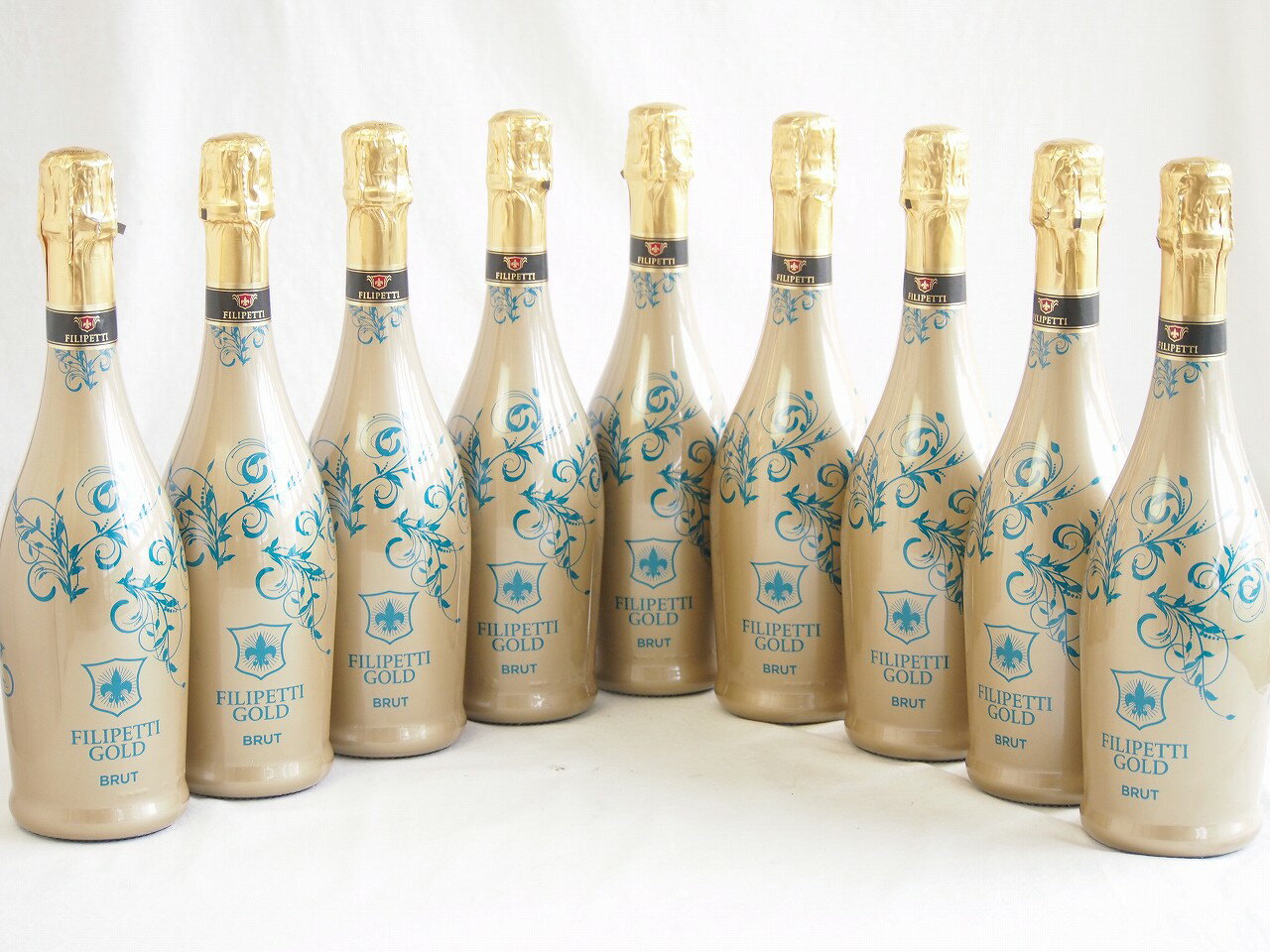 9本セット(フィリペッティ ゴールド・ブリュット イタリアスパークリング 白ワイン) 750ml×9本
