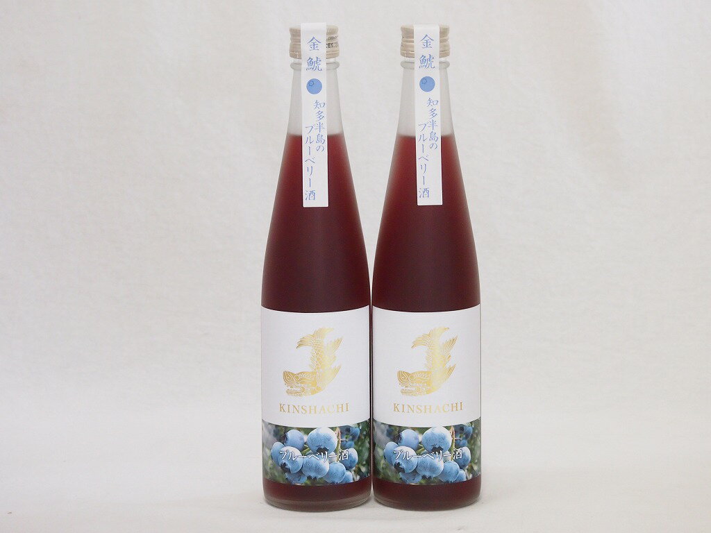 2本セット(金鯱焼酎ブレンド 知多半島のブルーベリー酒(愛知県)) 500ml×2本