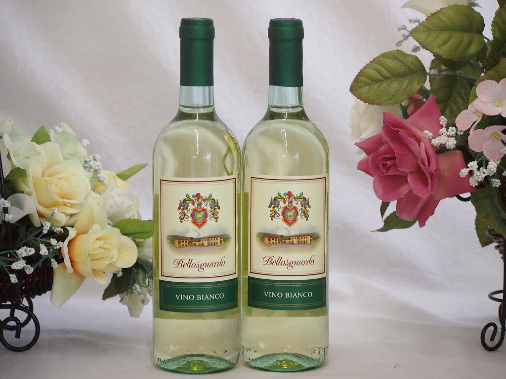 2本セット(イタリア白ワインbellosguardo VINO BLANCO) 750ml×2本