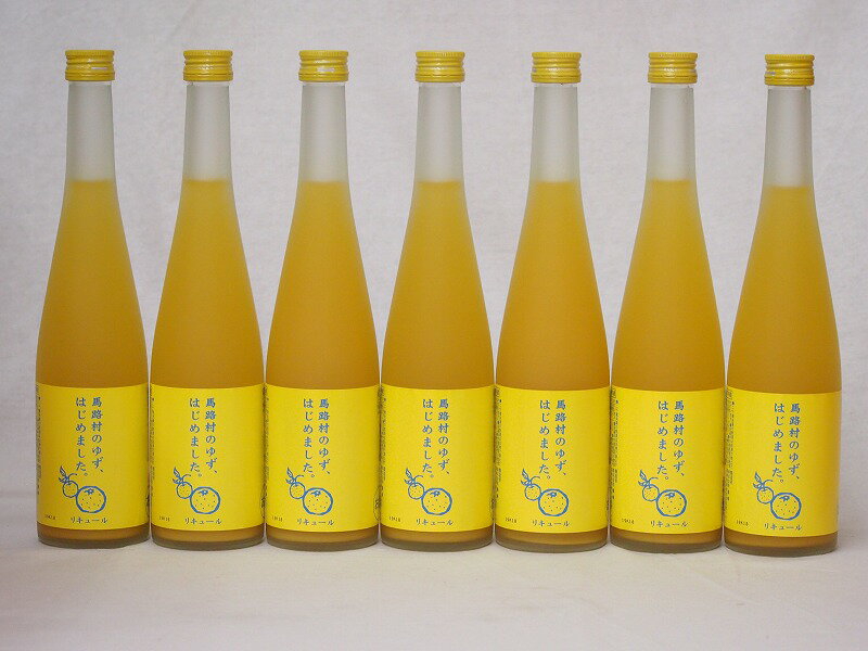 篠崎 柚子梅酒ゆず、はじめました（福岡県）500ml×7本