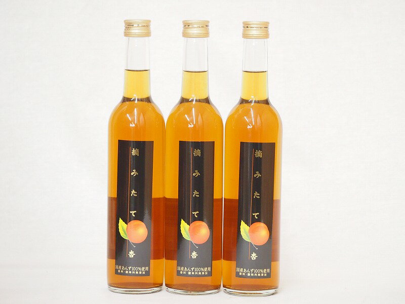 つみたて杏 濱田酒造 (鹿児島県)500ml×3本つみたて杏 濱田酒造 (鹿児島県)500ml×3本