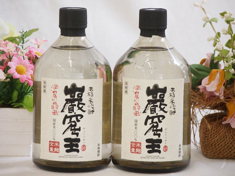 洞窟かめ貯蔵 本格米焼酎岩窟王(宮崎県)720ml×2本