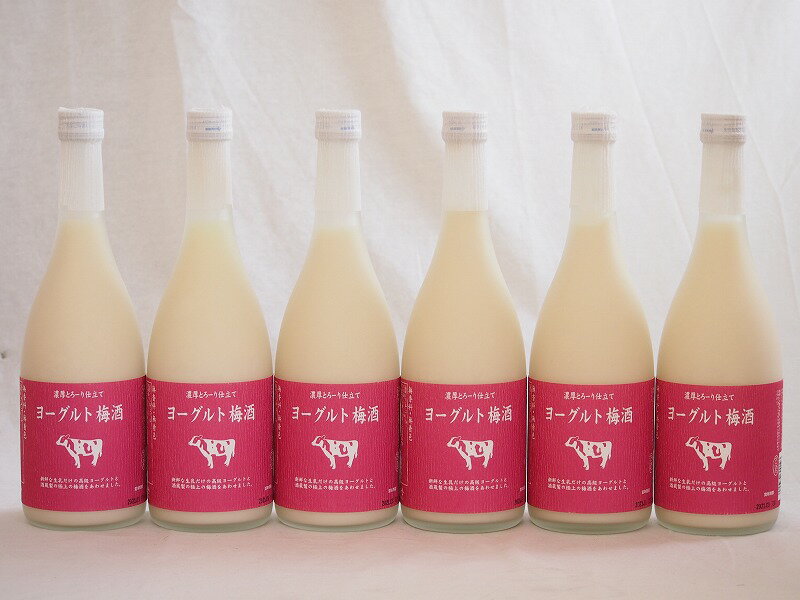 【最大2000円オフクーポン11日1:59迄】濃厚とろーり仕立て ヨーグルト梅酒 杉能舎 浜地酒造(福岡県)720ml×6本
