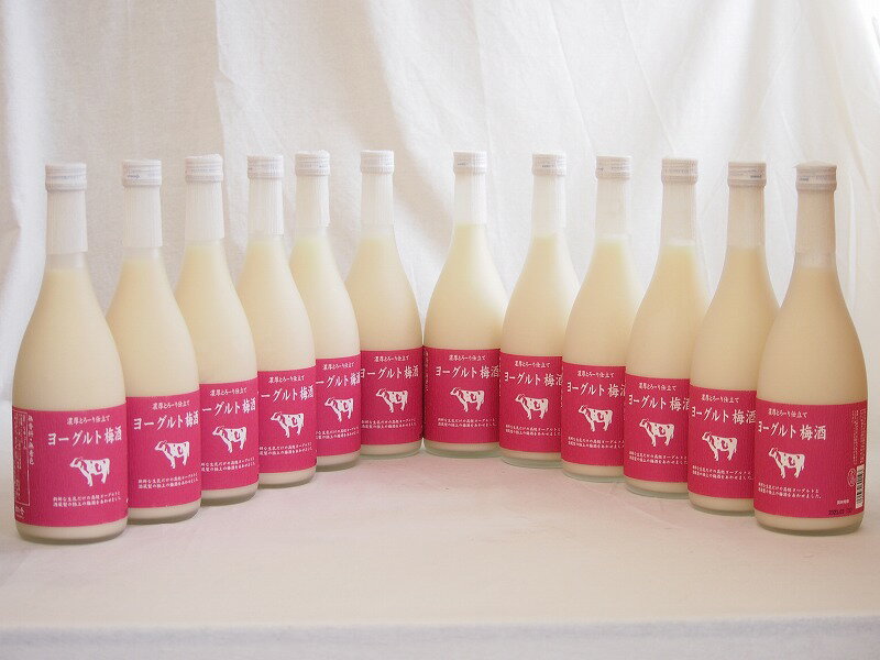 【最大2000円オフクーポン26日1:59迄】濃厚とろーり仕立て ヨーグルト梅酒 杉能舎 浜地酒造(福岡県)720ml×12本