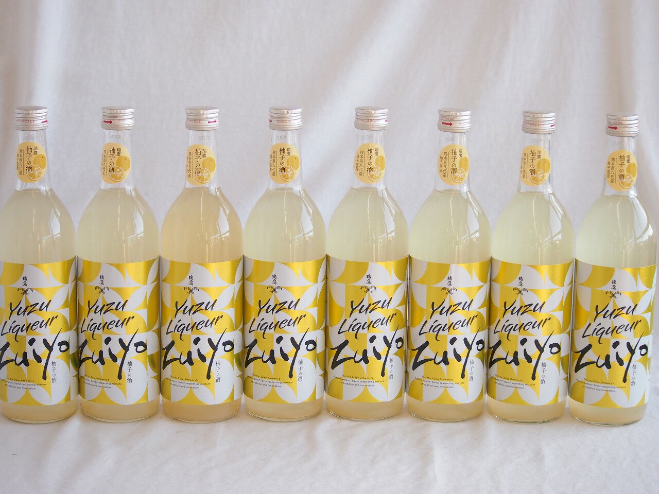 8本セット(瑞鷹 柚子の酒10度(熊本県)) 720ml×8本